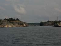 V�stra inloppet till Bj�rnsundskanalen.