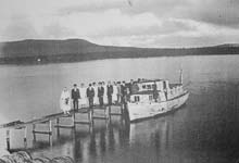 The old �lvkungen during a wedding. The couple was Nanny �gren and Johan Karlsson.