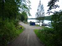 Nedfarten till Avesta hamn och S�dra Dalelfens B�tklubb.