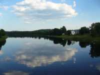 Dal�lven uppstr�ms landsv�gsbron mot F�ggeby.