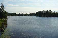 Dal�lven nedstr�ms Lill�lvsbron mot Gustafs.