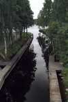 The entrance fr�n lake Lel�ngen towards north from the bridge.