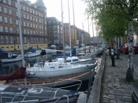Vy v�sterut fr�n mynningen i Christianshavns kanal