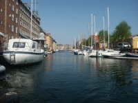 Vy v�sterut fr�n mynningen i Christianshavns kanal