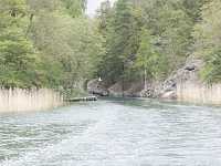 �stra mynningen, vy mot v�ster