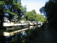 Kanalb�ter mellan sluss 1 och 2