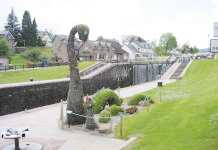 �ntligen! Nessie i Fort Augustus