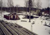 Kanalomr�det och sommarteaterns b�nkar.