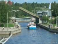 Passagerarb�t g�r in i slussen