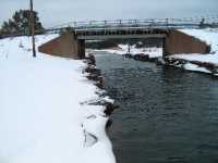 V�gbron �ver kanalen sedd fr�n norr.