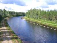 Kanalen mot v�st fr�n slussen.