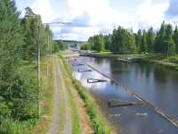 Slussomr�det sett fr�n v�st.
