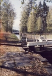 Timmerflottningsslussen sedd fr�n andra h�llet.