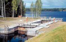 Kuivataipale sluss efter restaureringen �r 1996.