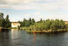 Kanalhuset i b�rjan av 1990-talet. Bilden �r tagen ombord p� M/S Vinkeri.