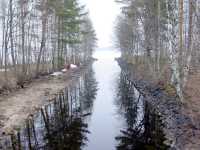 Den �stra mynningen av Telataipale kanal.