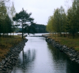 Farleden mot Haukivesi och mot Savonlinna.