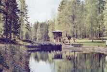 Kanalens �vre sluss.