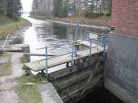 Vy nedstr�ms fr�n den nedre porten.