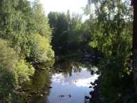 Uppstr�ms i riktning Hammarby.