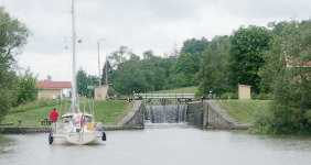 P� v�g in i nedre slussen