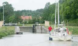 P� ing�ng till slussen