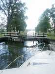 Inne i �versta slusskammaren, vy nedstr�ms