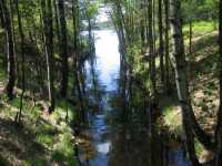 Kanalen sedd s�derut fr�n Smeddammen
