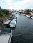 Grundsunds kanal, vy norrut frn bron.