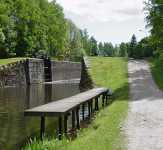 Lock number 8 is open for boats