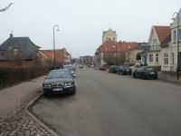 Vy �sterut fr�n korsningen med Kvarngatan.