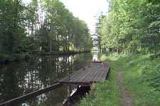 Vy nedstr�ms fr�n trappans medre v�ntbrygga