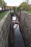 Vinterunderh�ll i de t�mda slussarna.