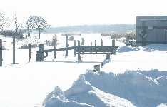 Utloppet i Kungsbackafjorden sett fr�n Svinhammars Marina