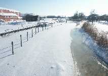 Vy nedstr�ms fr�n g�ngbron vid Kolla