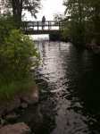 Den gamla slussen sedd fr�n �ster.