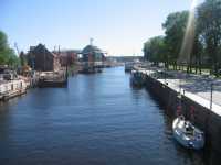 Vy v�sterut fr�n den v�stra bron