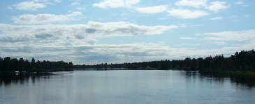 �sterdal�lven nedstr�ms fr�n Seljabron.