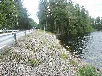 V�gbankens v�stra sida mot �stra Nedsj�n.