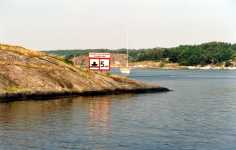 Nordstr�mmarna n�rbild av s�dra inloppet