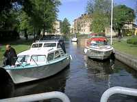 Waiting at the lock