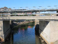 Slussen sedd uppstr�ms fr�n bron