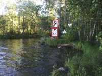 Kanalens s�dra inlopp