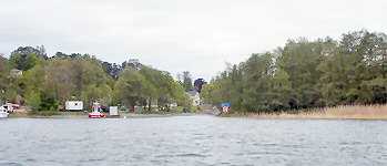 Norra kanalmynningen sedd fr�n Vadsviken i norr