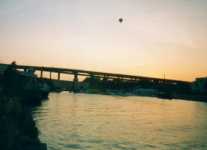 Hammarbyslussen med Skanstullsbron.