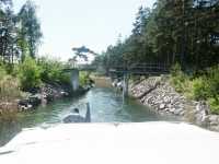 Vy v�sterut fr�n �stra delen av kanalen
