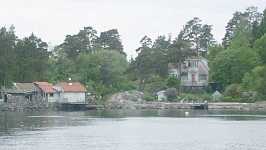 Norra infarten till kanalen genom H�stholmen