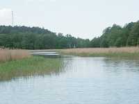 Farleden v�sterut fr�n Fladen