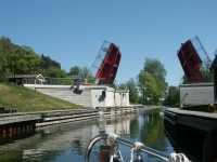 Den �ppna bron sedd fr�n v�ster