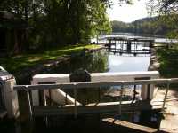 The lock chamber